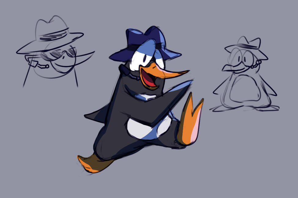 secret agent penguin